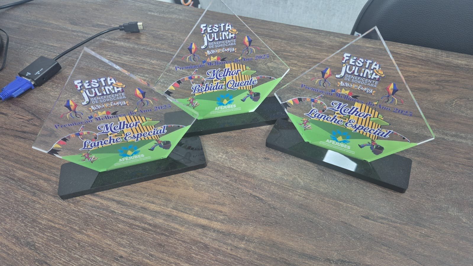 Troféus Melhores do Ano 2025 da Festa Julina Beneficente de Sorocaba